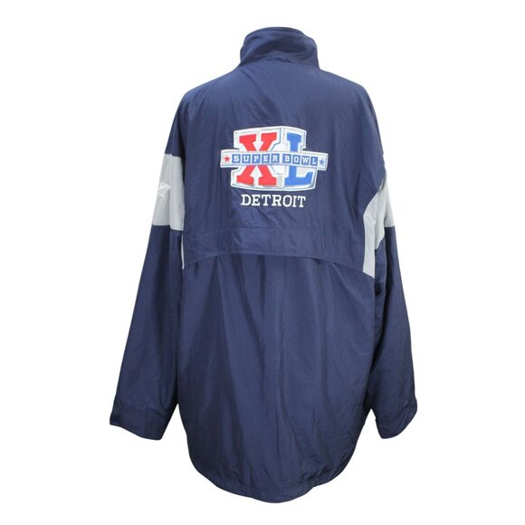 Reebok Super Bowl XL Windbreaker Jacket Men’s‎ Size XL Vintage Detroit 2006 - Picture 3 of 14